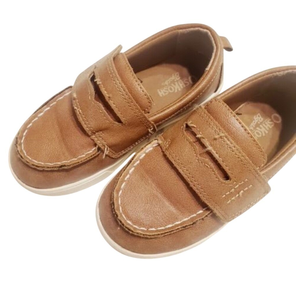 Boys Osh Kosh Brown Loafers SZ:11
